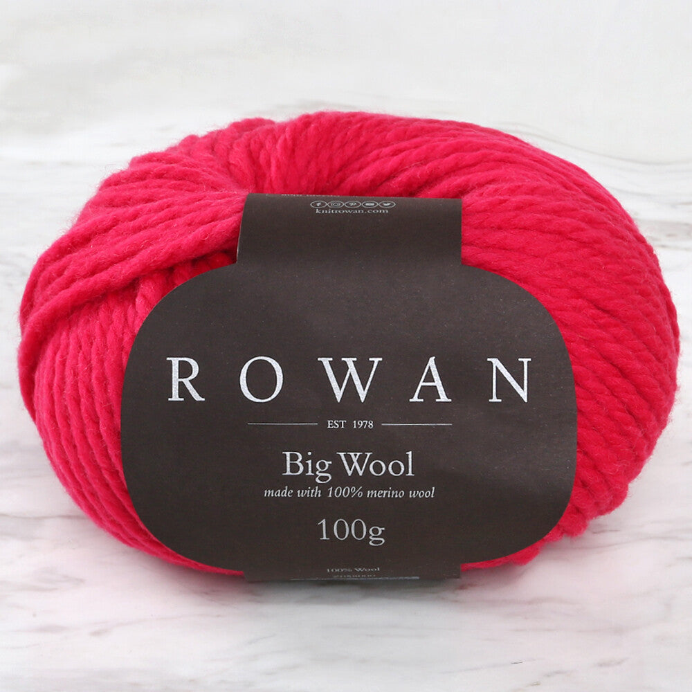 Rowan Big Wool Fuşya El Örgü İpi - 00089
